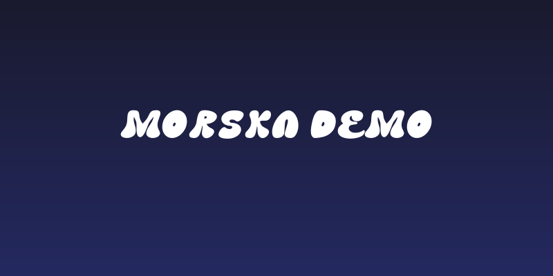 Morska DEMO Social Header