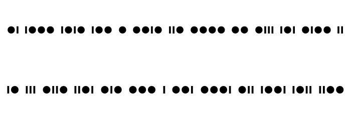 Morsot_0.1 Font LOWERCASE