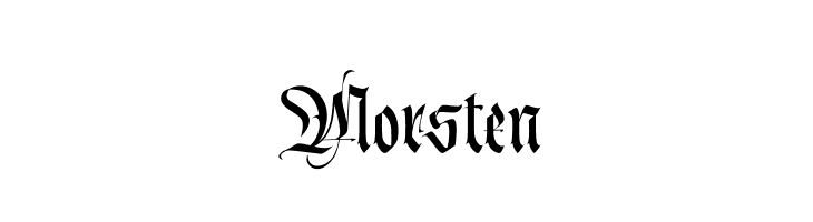 Morsten  フリーフォントのダウンロード