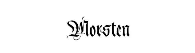 Morsten  フリーフォントのダウンロード