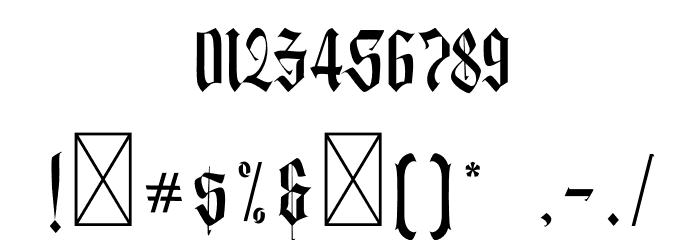 Morsten Font OTHER CHARS