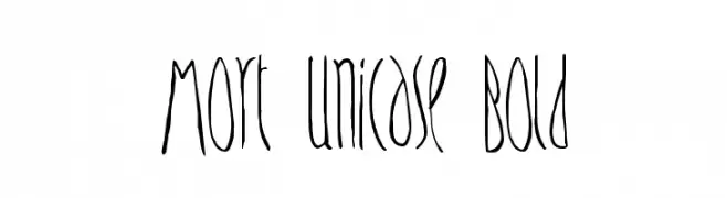 Mort Unicase Bold  font caratteri gratis