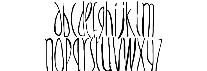 Mort Unicase Bold Font LOWERCASE