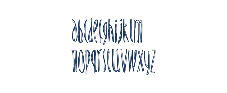 Mort Unicase Incised Lowercase