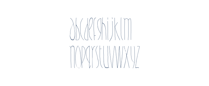 Mort Unicase Thin Lowercase