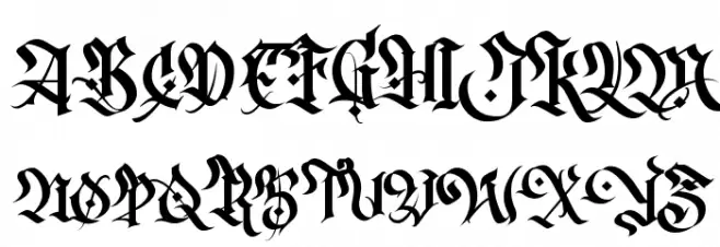 Mortal Claws Schriftart Groß