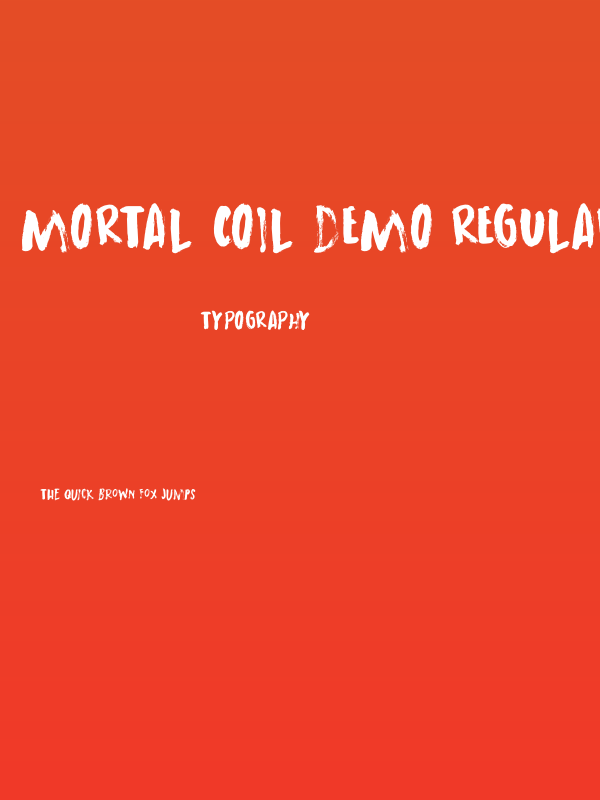 Mortal Coil DEMO Regular Poster