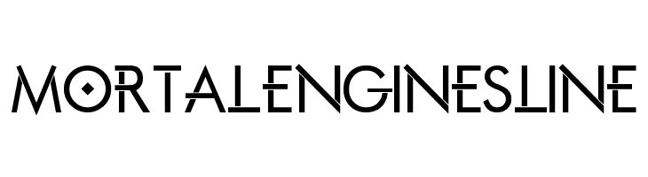 Mortal Engines Line Font