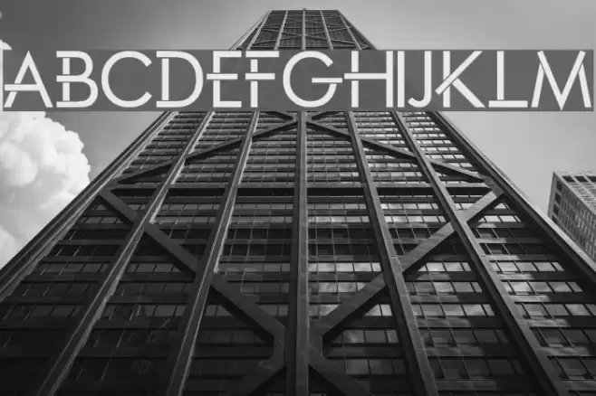 Mortal Engines Line Font examples