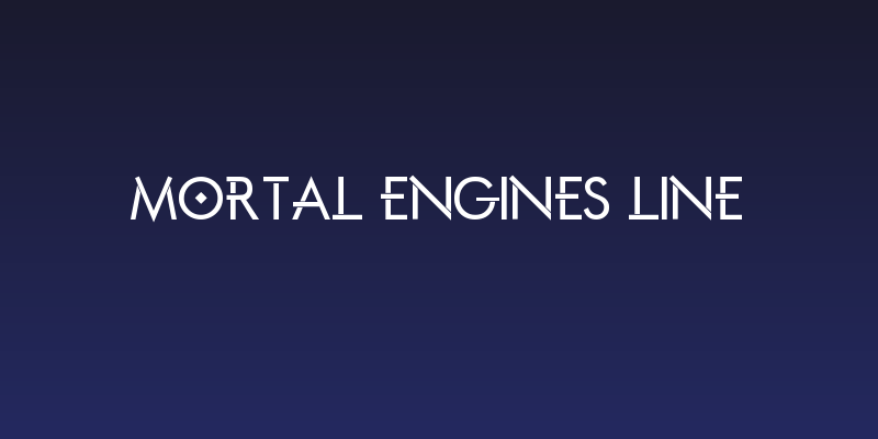 Mortal Engines Line Social Header