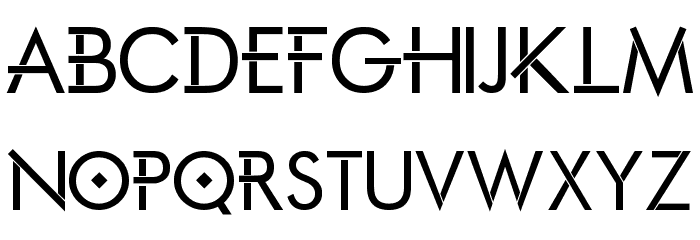 Mortal Engines Line Font LOWERCASE