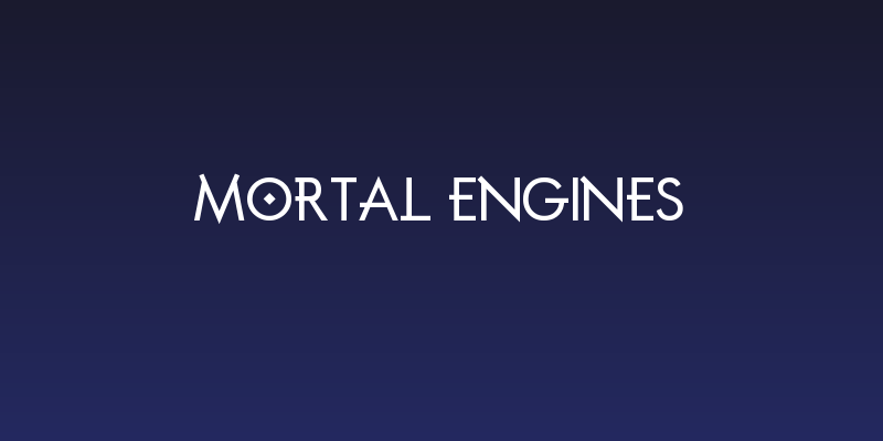 Mortal Engines Social Header