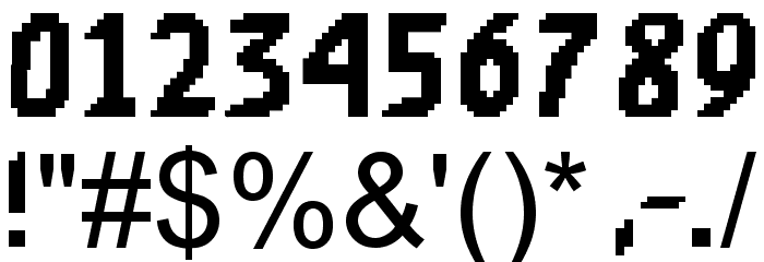 Mortal Kombat 1 Font OTHER CHARS