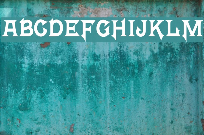 Mortal Kombat 4 Font examples