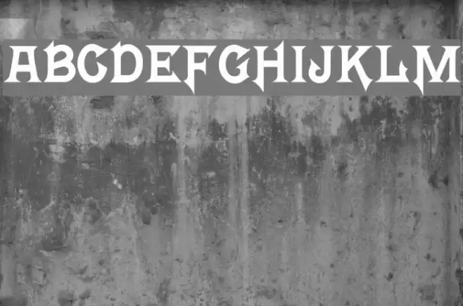 Mortal Kombat 4 Font examples