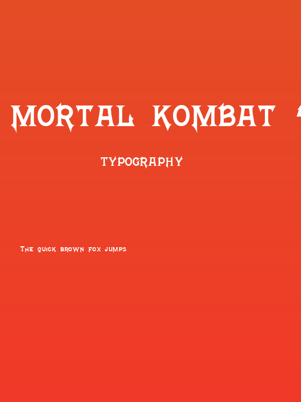 Mortal Kombat 4 Poster