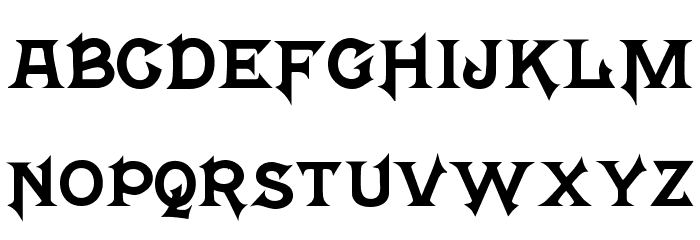 Mortal Kombat 4 Font LOWERCASE