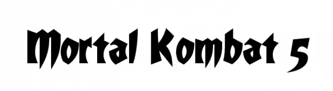 Mortal Kombat 5  Free Fonts Download