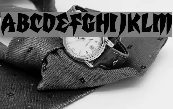 Mortal Kombat 5 Font examples