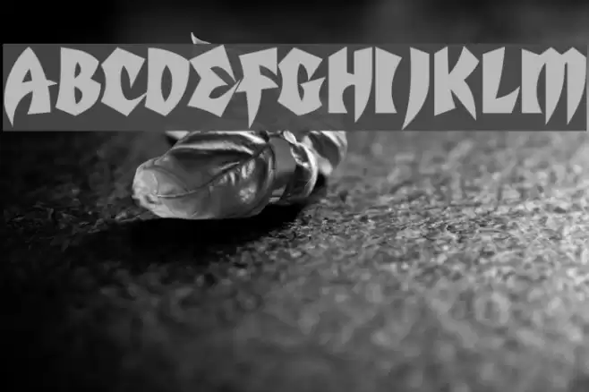 Mortal Kombat 5 Font examples