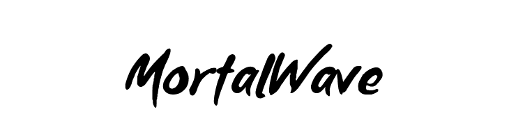 Mortal Wave  フリーフォントのダウンロード
