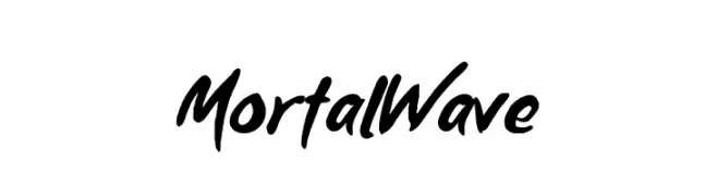 Mortal Wave  les polices de caractères gratuit tlcharger