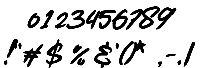 Mortal Wave Font OTHER CHARS