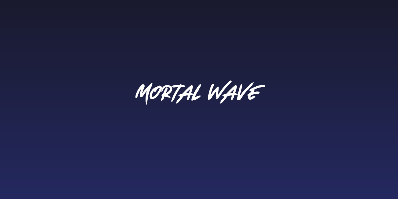 Mortal Wave Social Header