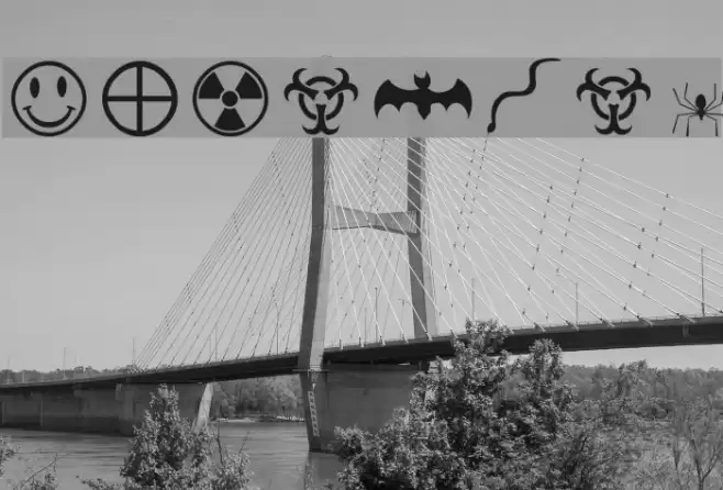 Mortbats Font examples