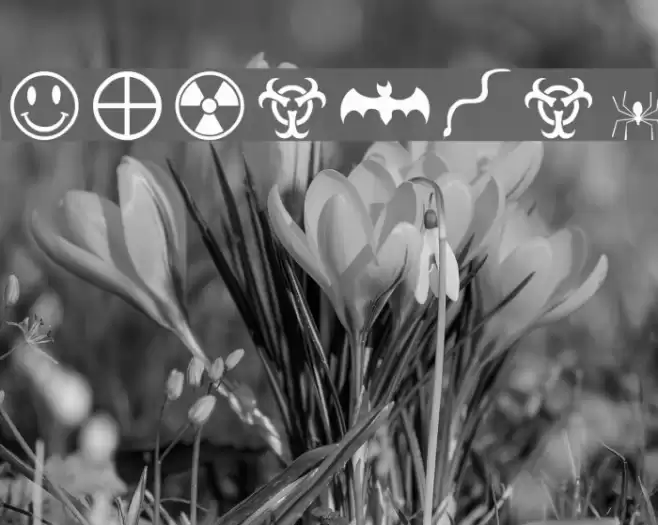 Mortbats Font examples