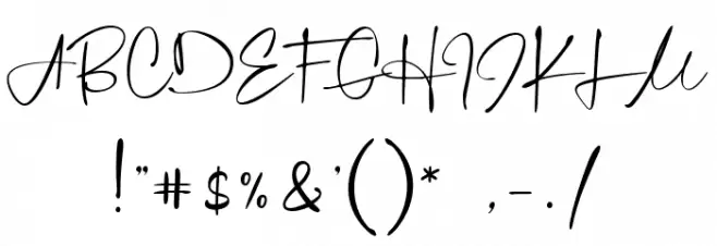 Mortdecai Demo Font OTHER CHARS