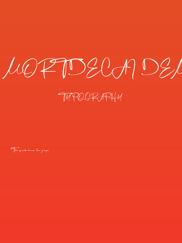 Mortdecai Demo Poster