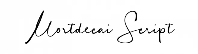 Mortdecai Script  フリーフォントのダウンロード