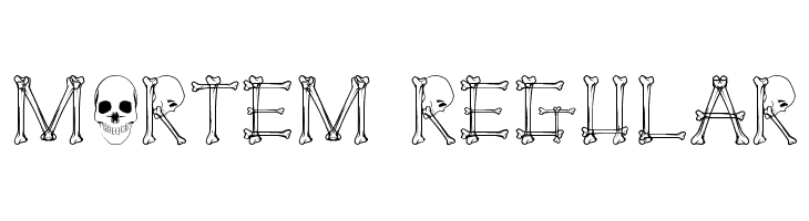 Mortem Regular  免费字体下载