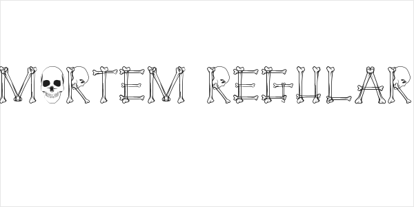 Mortem Regular Logo