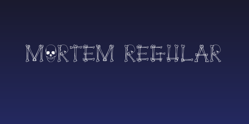 Mortem Regular Social Header