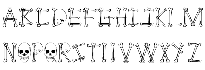 Mortem Regular Font LOWERCASE