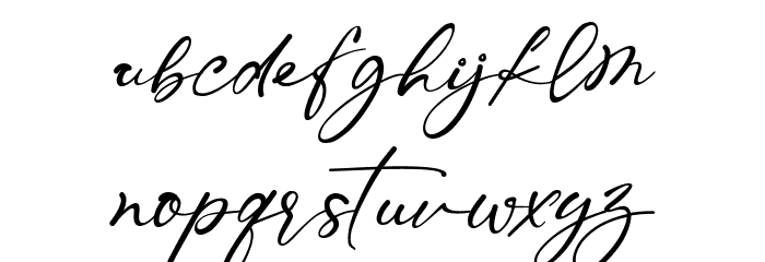 Morthsside Font LOWERCASE