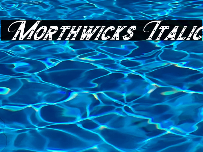 Morthwicks Italic Example 3