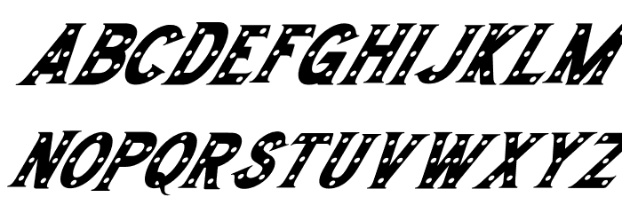 Morthwicks Italic Font LOWERCASE
