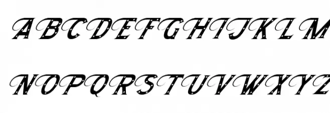 Morthwicks Italic Шрифта ВЕРХНИЙ