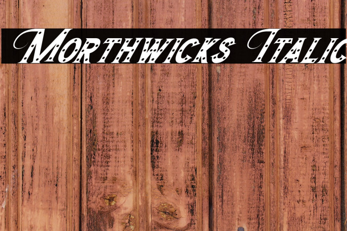 Morthwicks Italic Example 3
