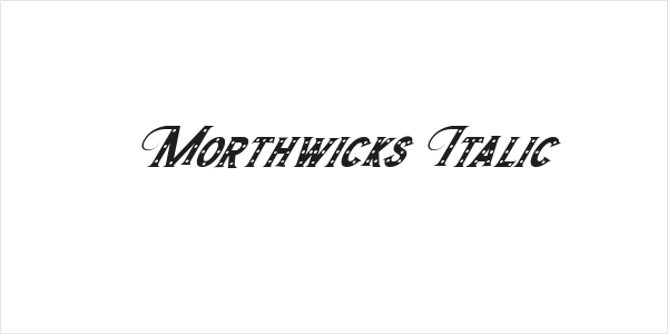 Morthwicks Italic Logo