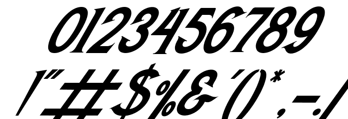 Morthwicks Plain Italic Caratteri ALTRI CARATTERI