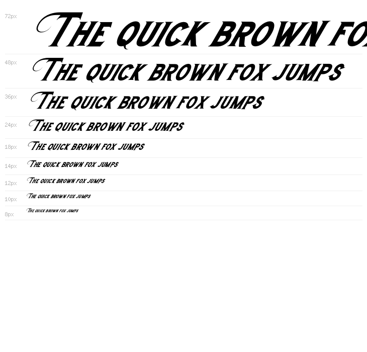 Morthwicks Plain Italic Waterfall