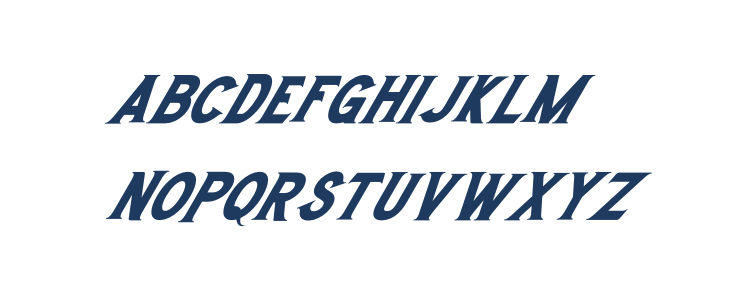 Morthwicks Plain Italic Lowercase