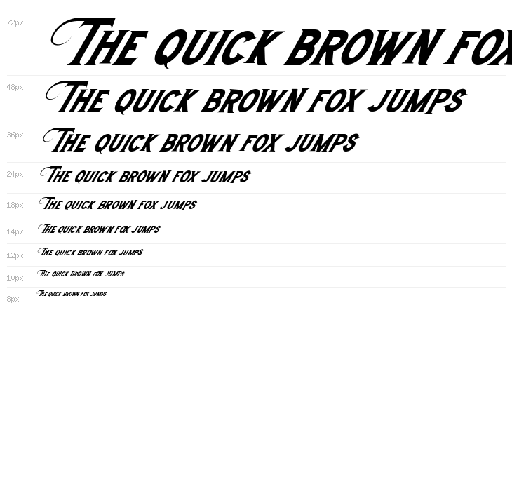 Morthwicks Plain Italic Waterfall