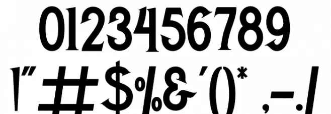 Morthwicks Plain Font OTHER CHARS