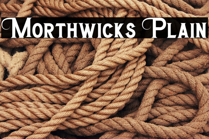 Morthwicks Plain Example 3