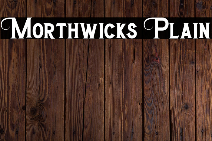 Morthwicks Plain Example 2